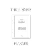 The Business planner front cover page on a white background