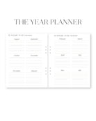 Yearly planning overview month by month